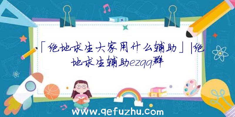 「绝地求生大家用什么辅助」|绝地求生辅助ezqq群